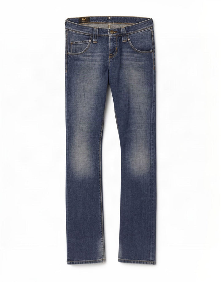 Jeans Lee Maddox Bootcut da donna W28 L35 cotone blu