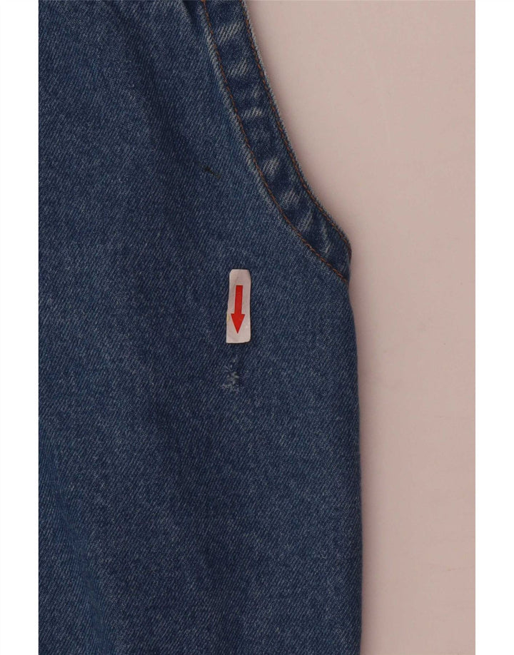 Gilet in denim da uomo Marcel Clair UK 40 grande cotone blu