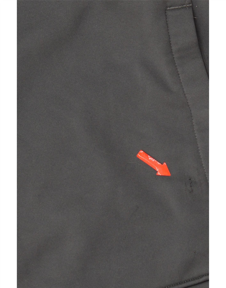 Felpa da uomo Under Armour con collo con zip, maglione grande, poliestere grigio