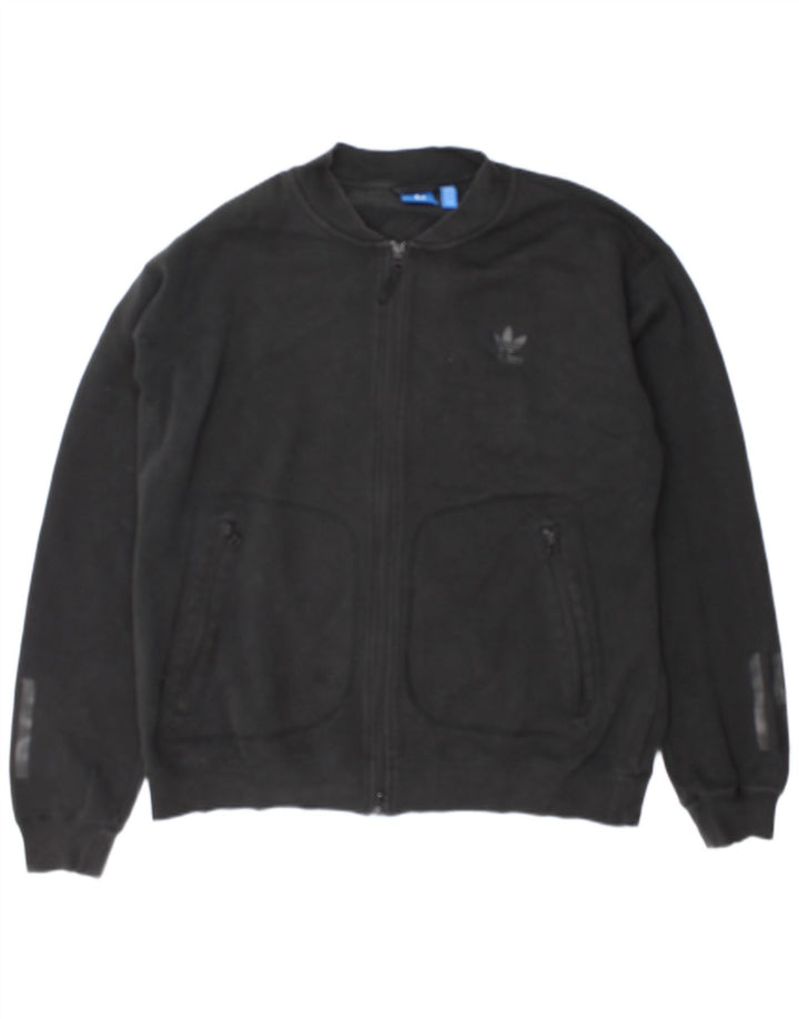 Giacca da ginnastica da uomo Adidas XL in cotone nero