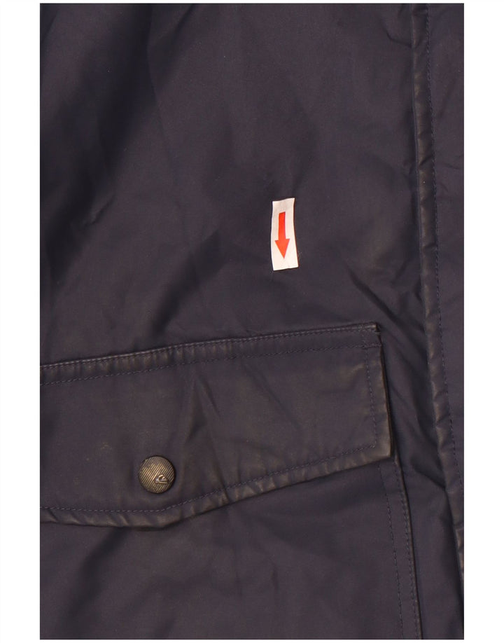 Giacca a vento bomber con cappuccio da uomo Quiksilver UK 38 medio blu navy