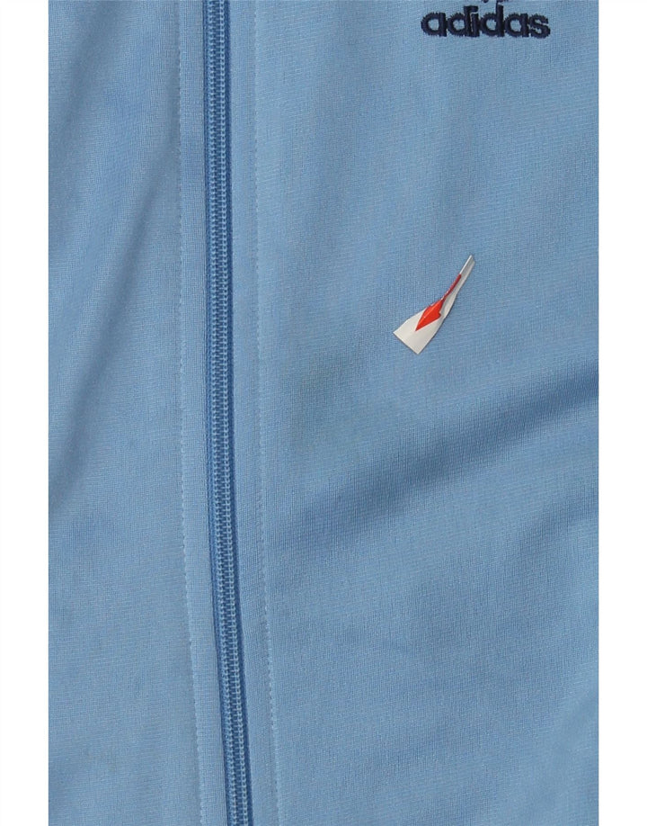 Giacca Top della tuta da ragazzo Adidas 9-10 anni in poliestere blu