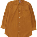 Camicia vintage da uomo piccola in poliestere beige