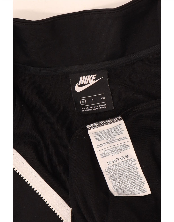 Giacca da ginnastica da donna NIKE UK 10 piccola in poliestere nero