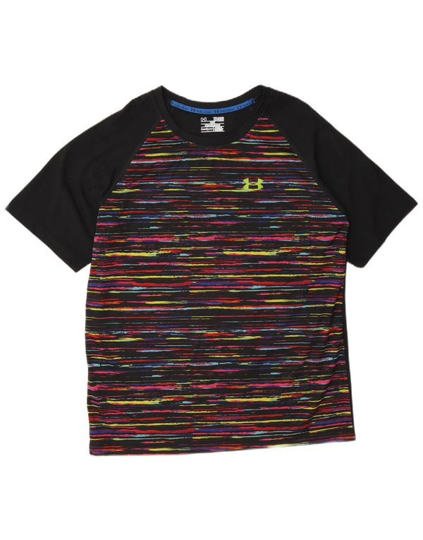 Maglietta Under Armour da uomo Heat Gear Top 2XL nera chiazzata
