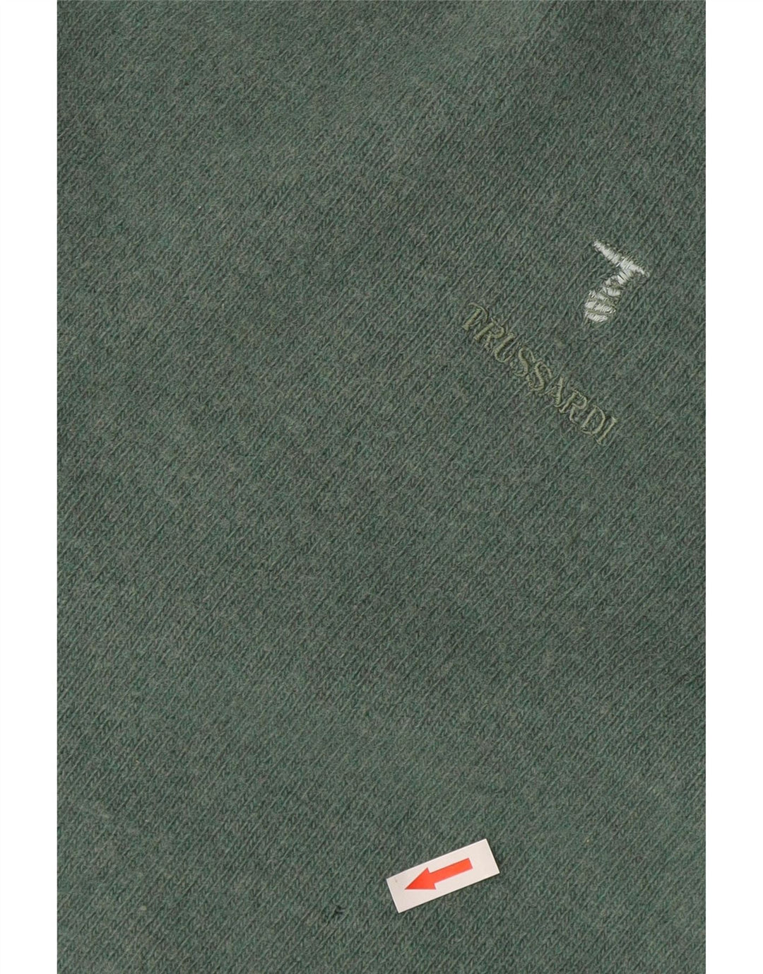 Maglione Trussardi Uomo Dolcevita in Lana Verde Medio