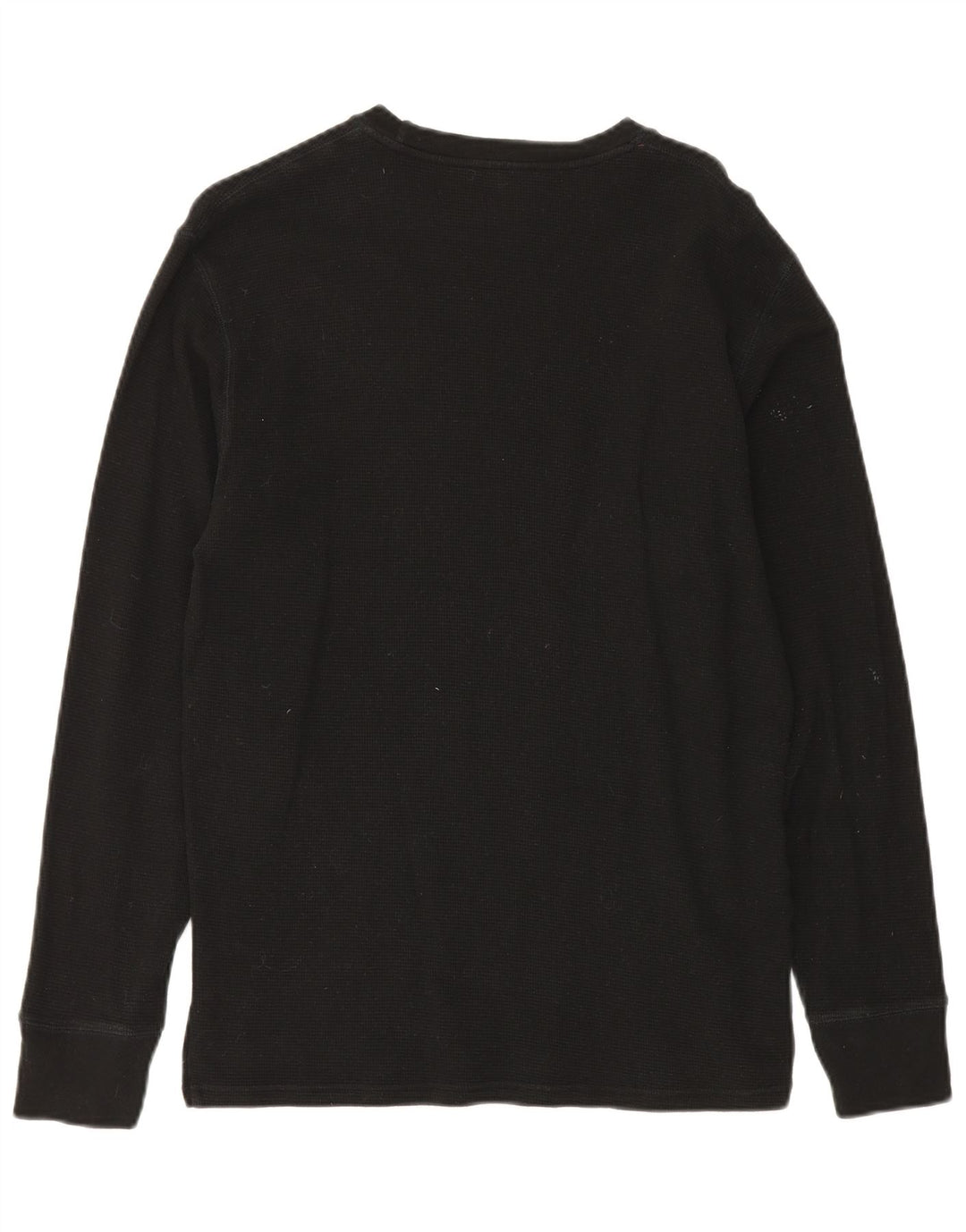 Polo Ralph Lauren Top da uomo a maniche lunghe in cotone nero medio