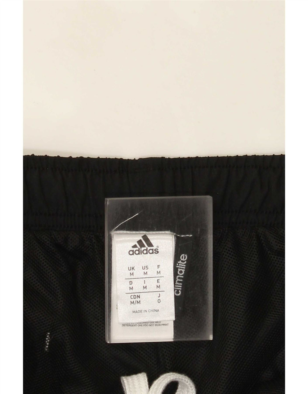 Pantaloncini sportivi Adidas Climalite Graphic da uomo in poliestere nero medio