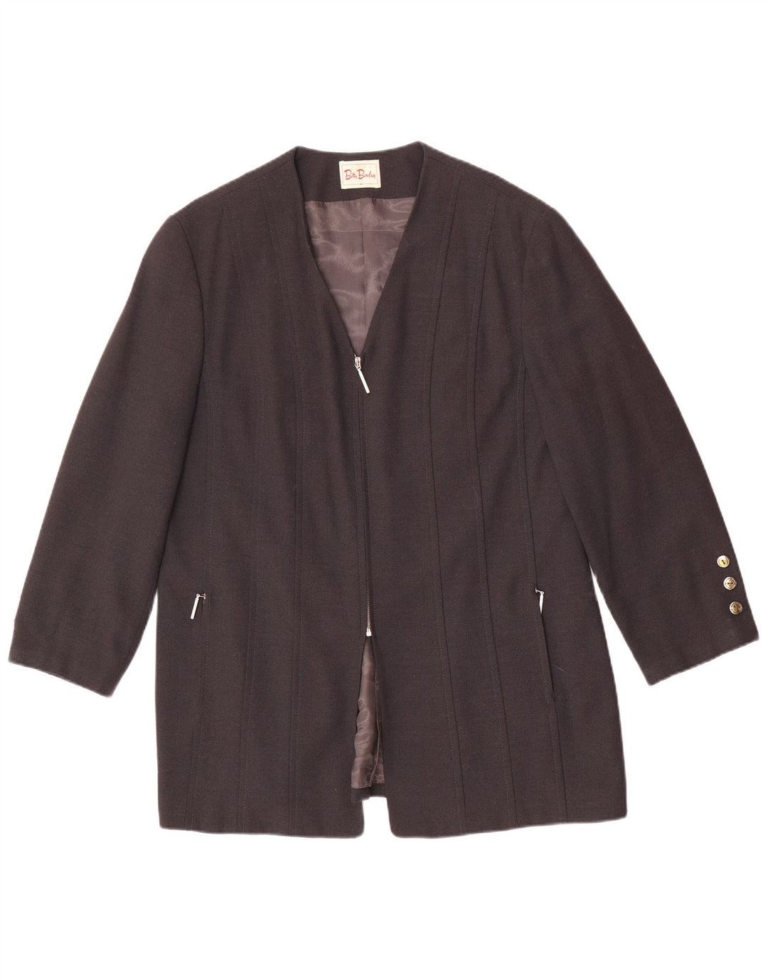 Giacca blazer da donna Betty Barclay UK 18 XL viscosa grigia