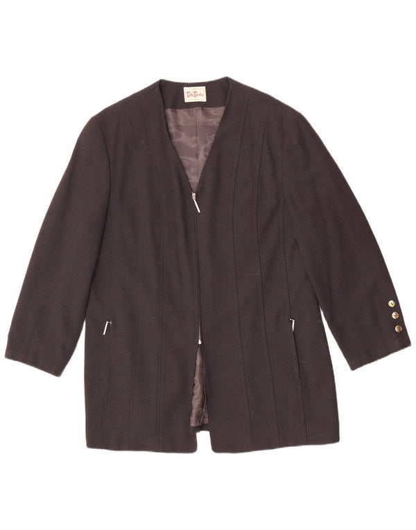 Betty Barclay Womens Blazer Jacket UK 18 XL Grey Viscose