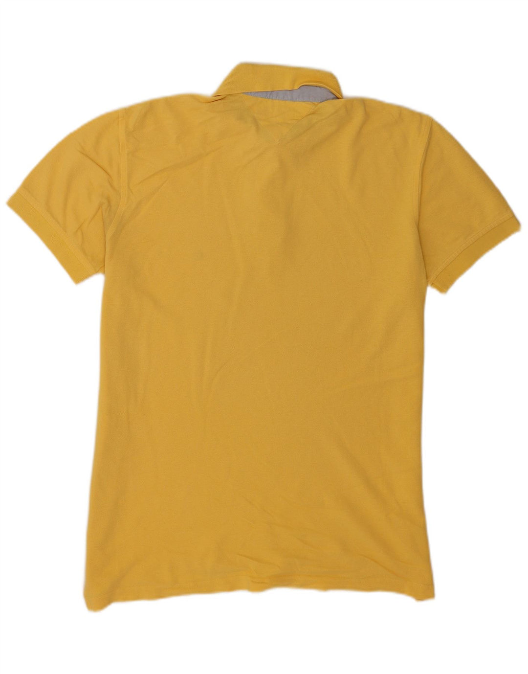 Tommy Hilfiger Mens Polo Shirt Medium Yellow