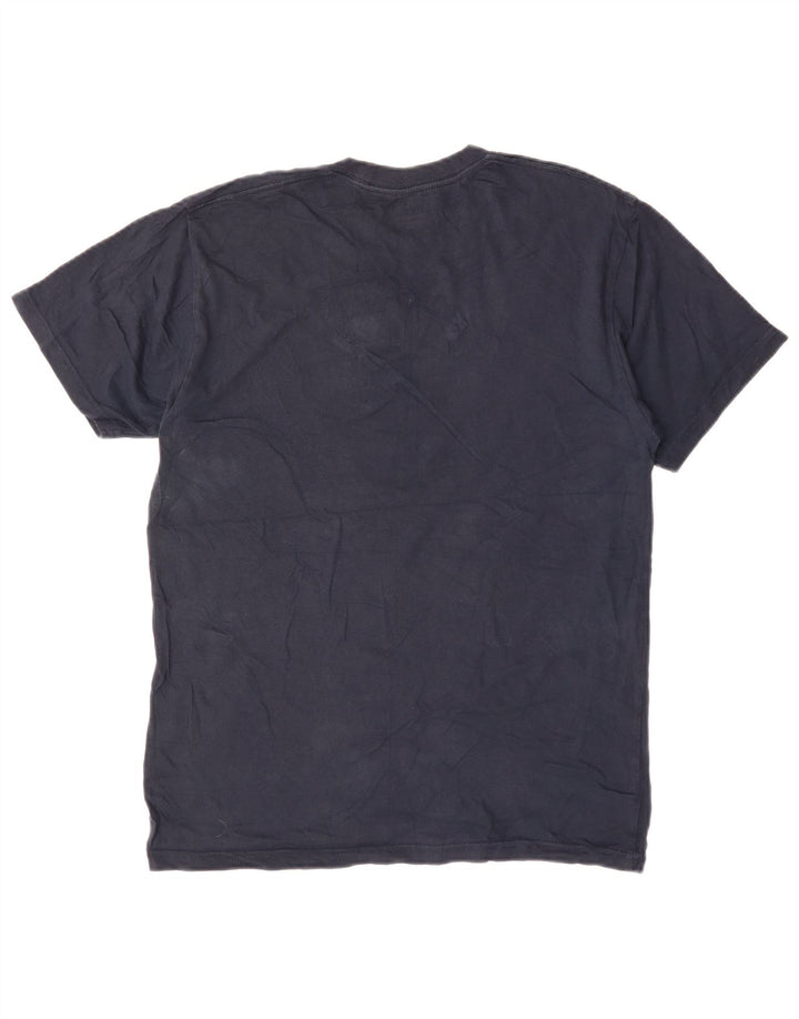 T-shirt da uomo con vestibilità classica VANS, maglietta media in cotone blu navy