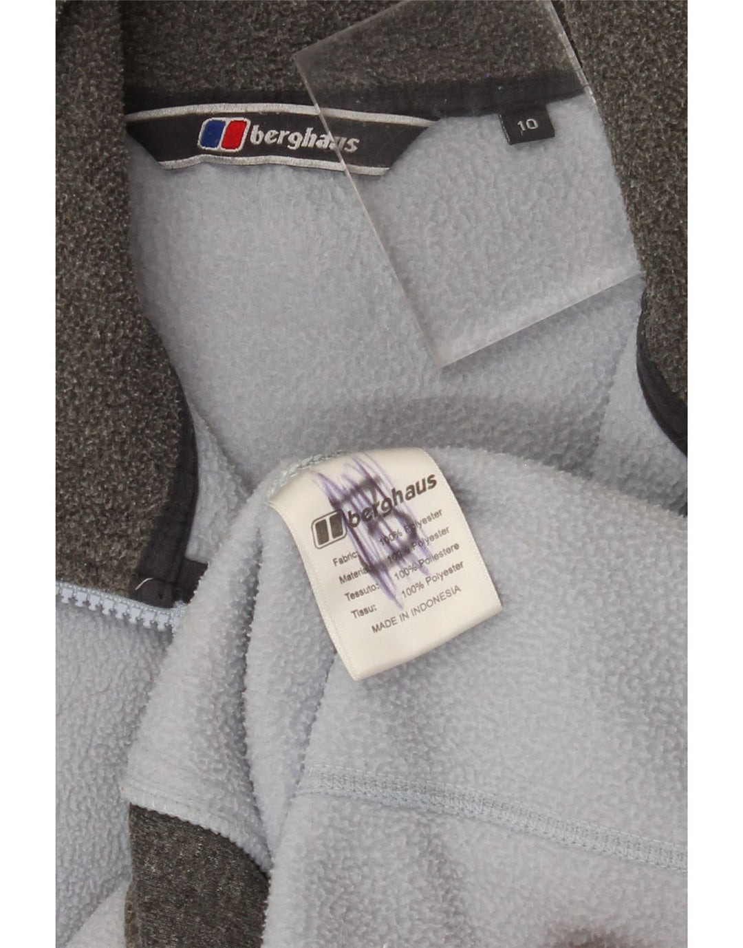 Giacca in pile da donna BERGHAUS UK 10 piccola blu poliestere