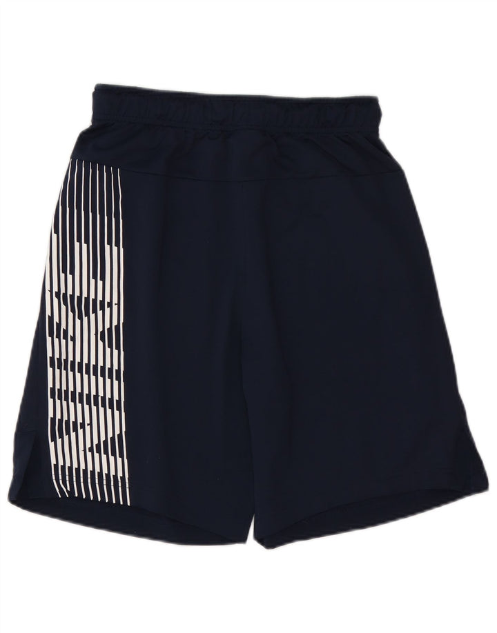 Pantaloncini sportivi Nike Dri Fit Graphic da uomo, piccoli, in poliestere blu navy