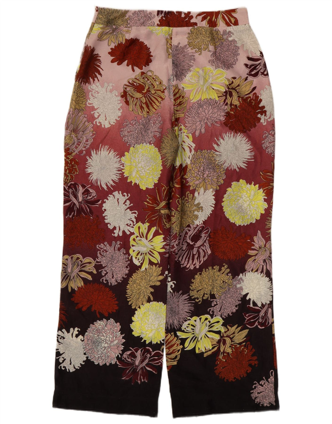 Pantaloni a gamba larga da donna ZARA W28 L29 floreale multicolore