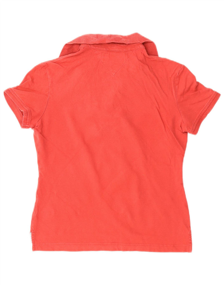 TOMMY HILFIGER Polo da donna UK 10 piccola rossa in cotone