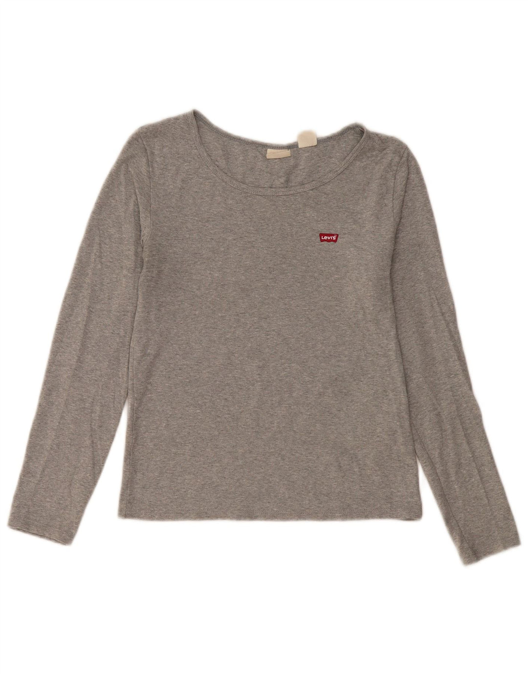 Levi's Top da donna a maniche lunghe UK 10 piccolo in cotone grigio