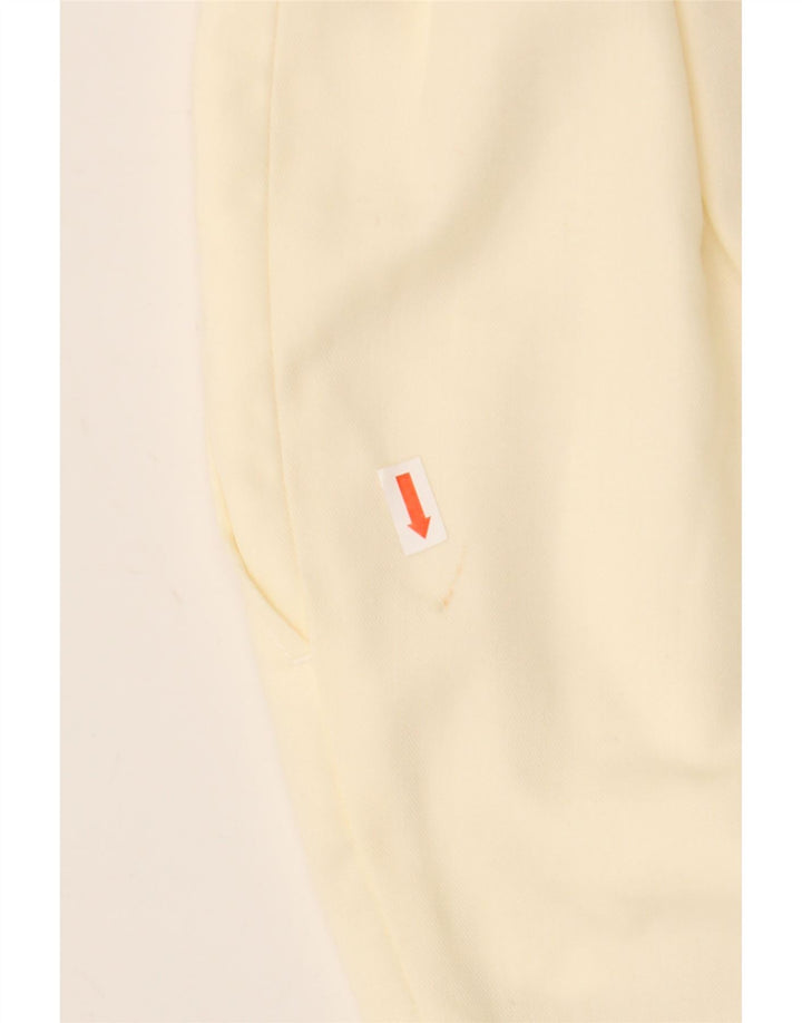 Pantaloncini chino da donna VINTAGE W26 piccoli bianco sporco