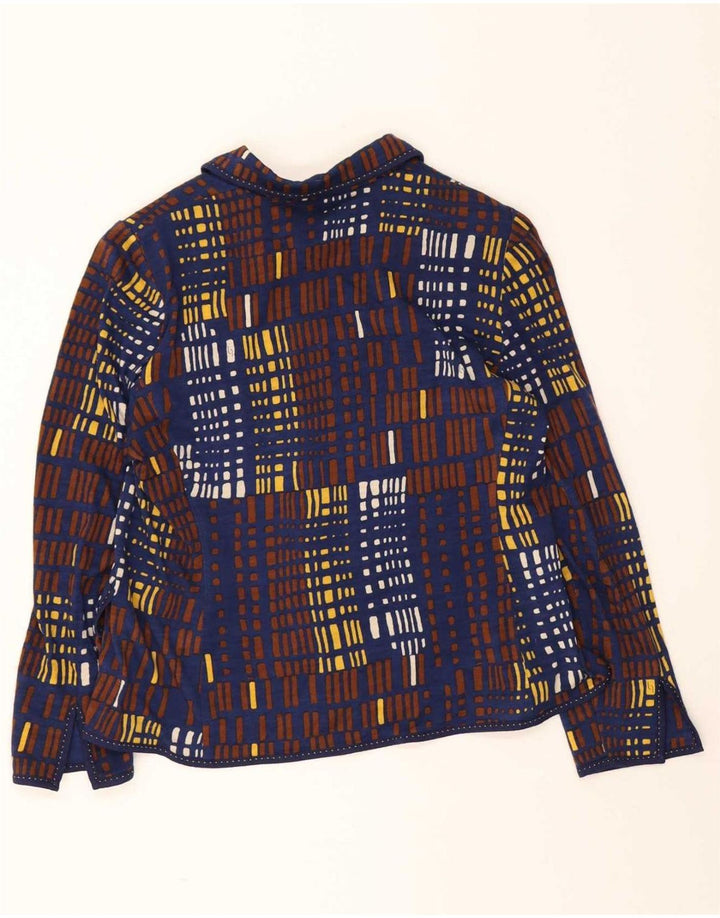 Liola Set 2 pezzi da donna IT 50 XL Lana geometrica blu navy