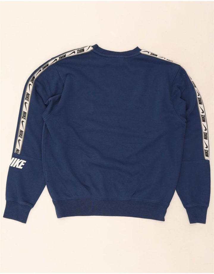 Felpa Nike da uomo con vestibilità ampia e grafica standard, piccola, blu navy