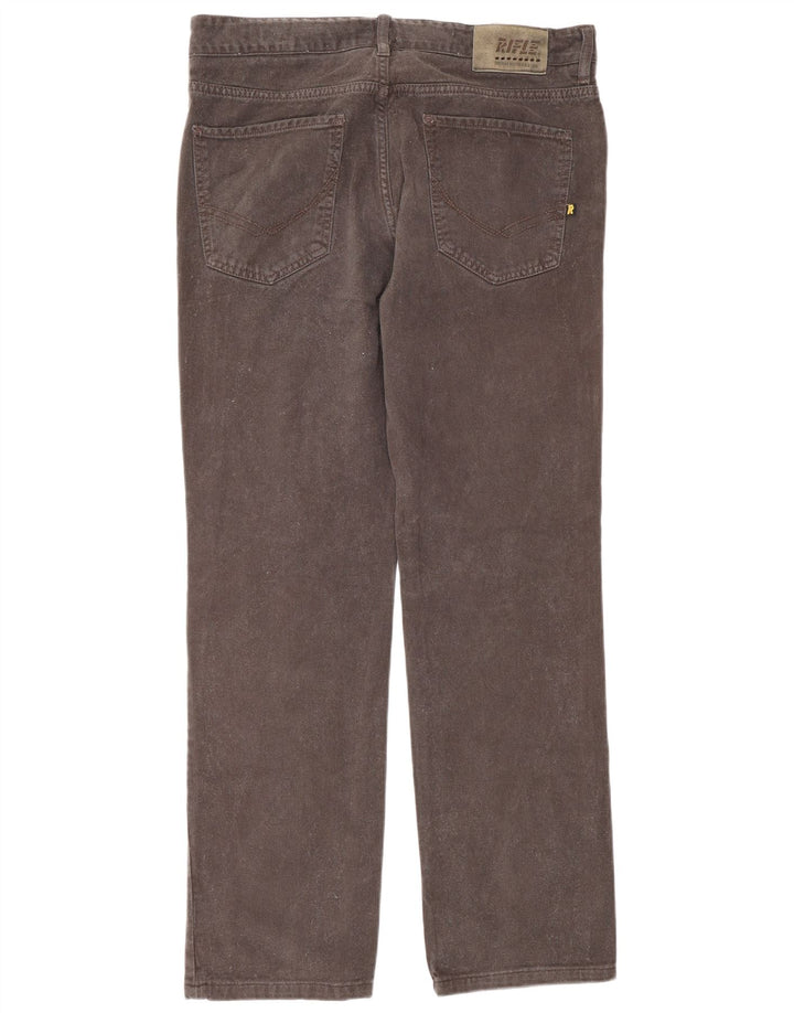 Jeans dritti da uomo Rifle W33 L30 in cotone grigio