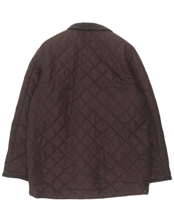 Giacca trapuntata da uomo Pierre Cardin UK 44 2XL Poliestere marrone