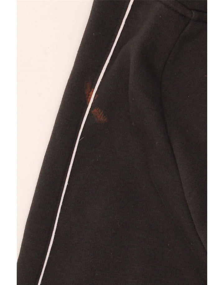 Felpa con cappuccio da uomo Adidas Medium in cotone nero