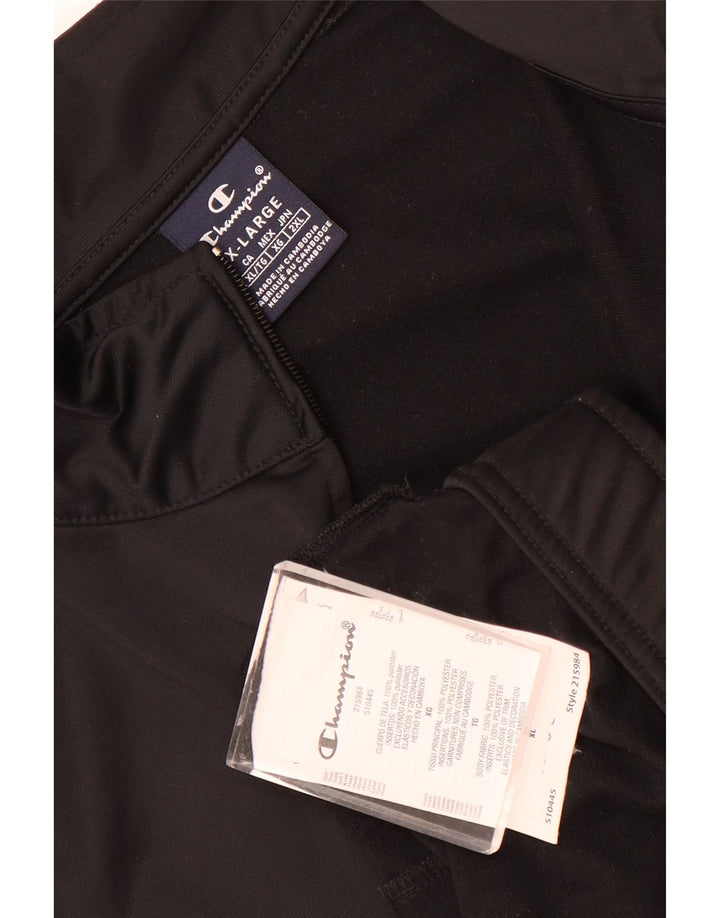 Giacca sportiva da uomo con grafica Champion XL XL Poliestere color block nero