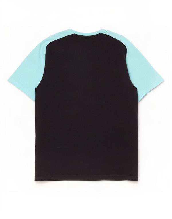 Puma T-shirt da uomo Manchester City Top in cotone color block medio blu navy