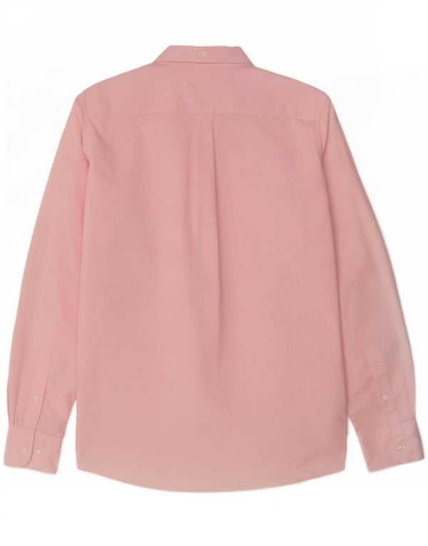 Gant Camicia da uomo vestibilità regolare taglia 41/42 16 1/2 grande cotone rosa