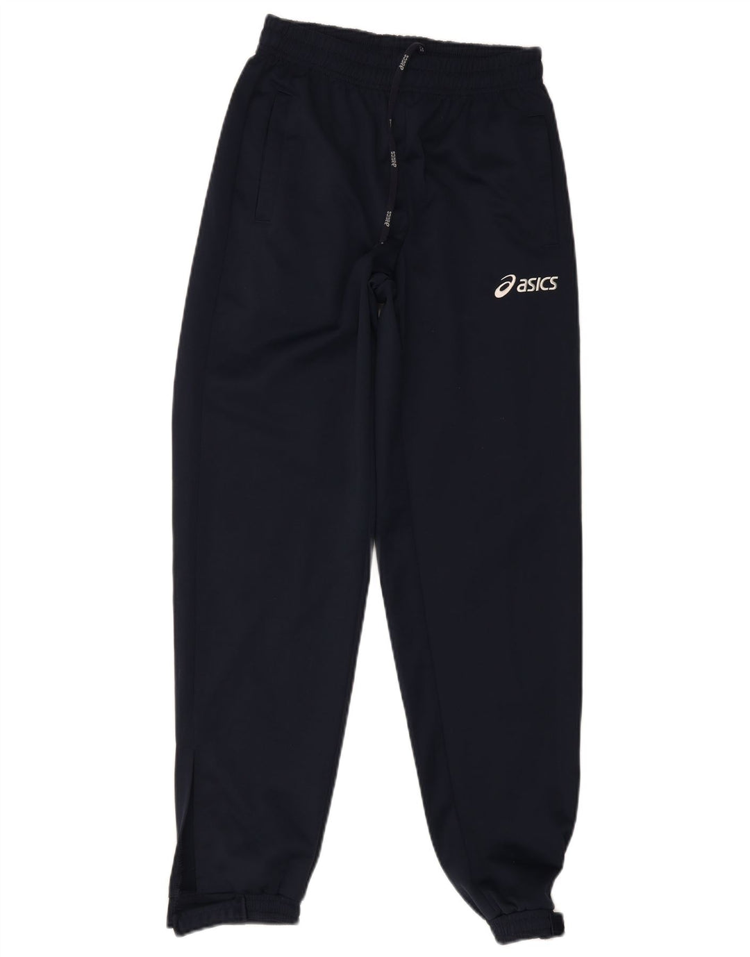 Pantaloni da tuta da uomo Asics Joggers piccoli in poliestere blu navy