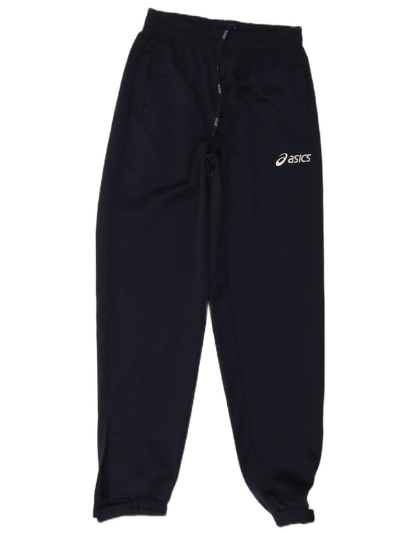 Pantaloni da tuta da uomo Asics Joggers piccoli in poliestere blu navy