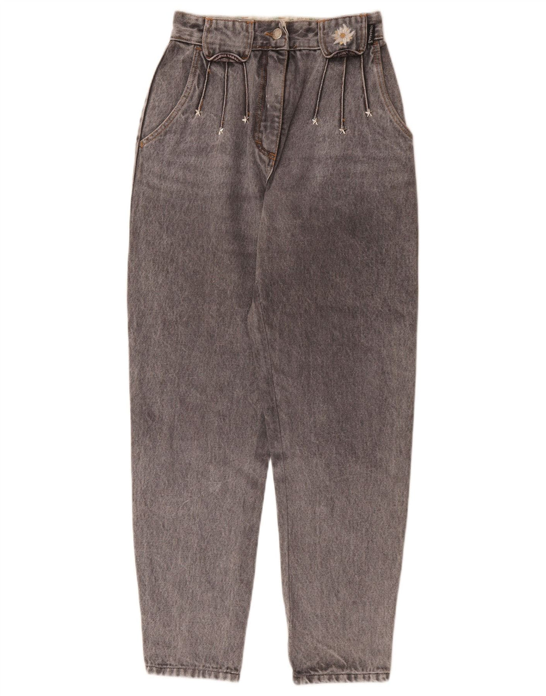 Jeans affusolati da donna Cappopera W24 L27 cotone grigio