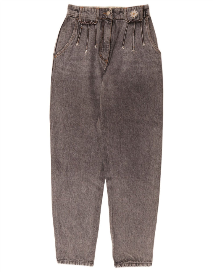 Jeans affusolati da donna Cappopera W24 L27 cotone grigio