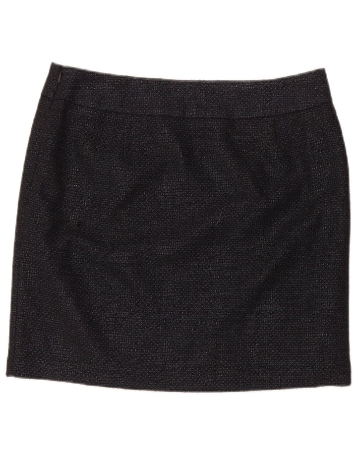 Minigonna da donna Phase Eight UK 14 Large W34 Cotone nero