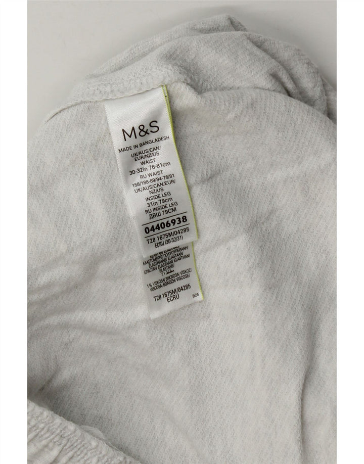Pantaloni da tuta da uomo Marks & Spencer in cotone grigio medio