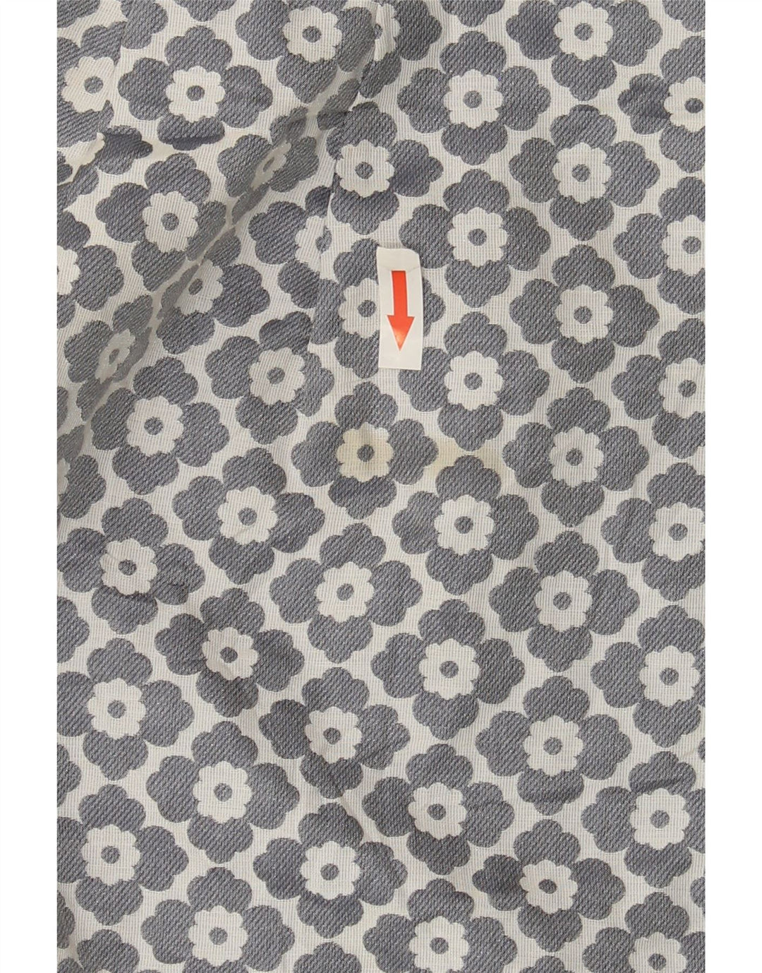 Minigonna da donna Oasis UK 10 piccola W28 poliestere floreale grigio