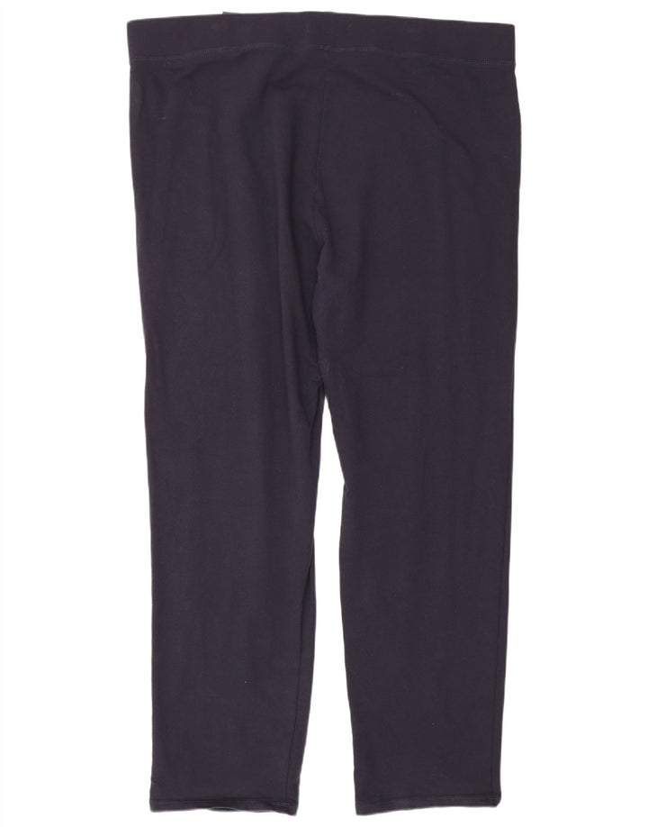 Leggings da donna Marks & Spencer UK 22 3XL Cotone blu navy