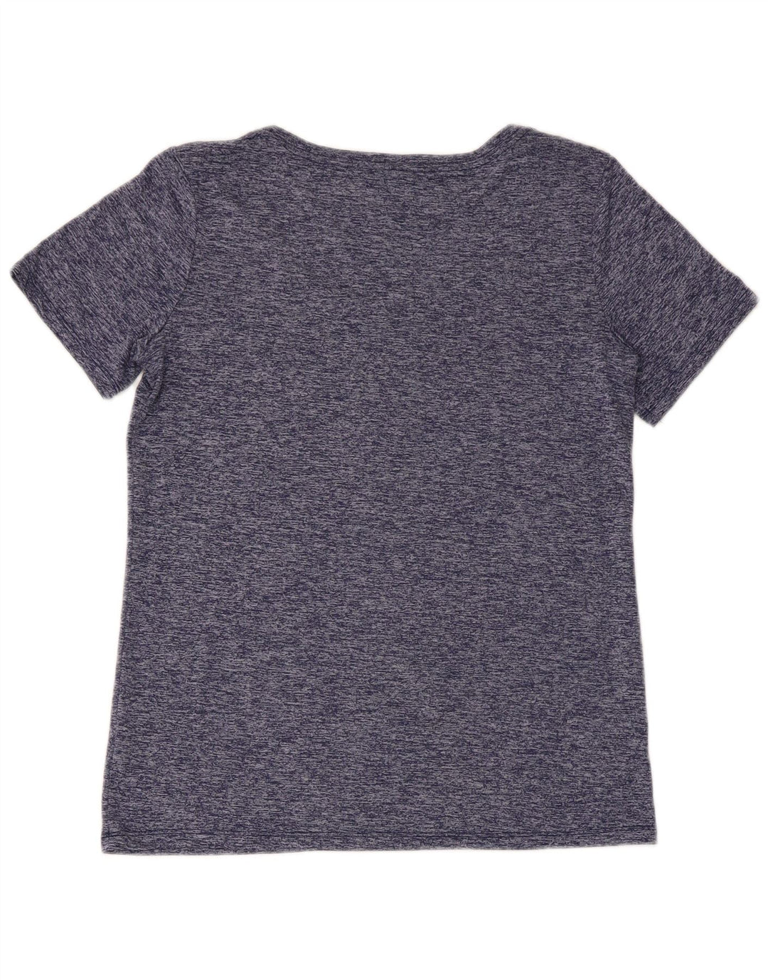 T-shirt Nike Dri Fit da donna, taglia UK 10, piccola, in poliestere screziato blu navy