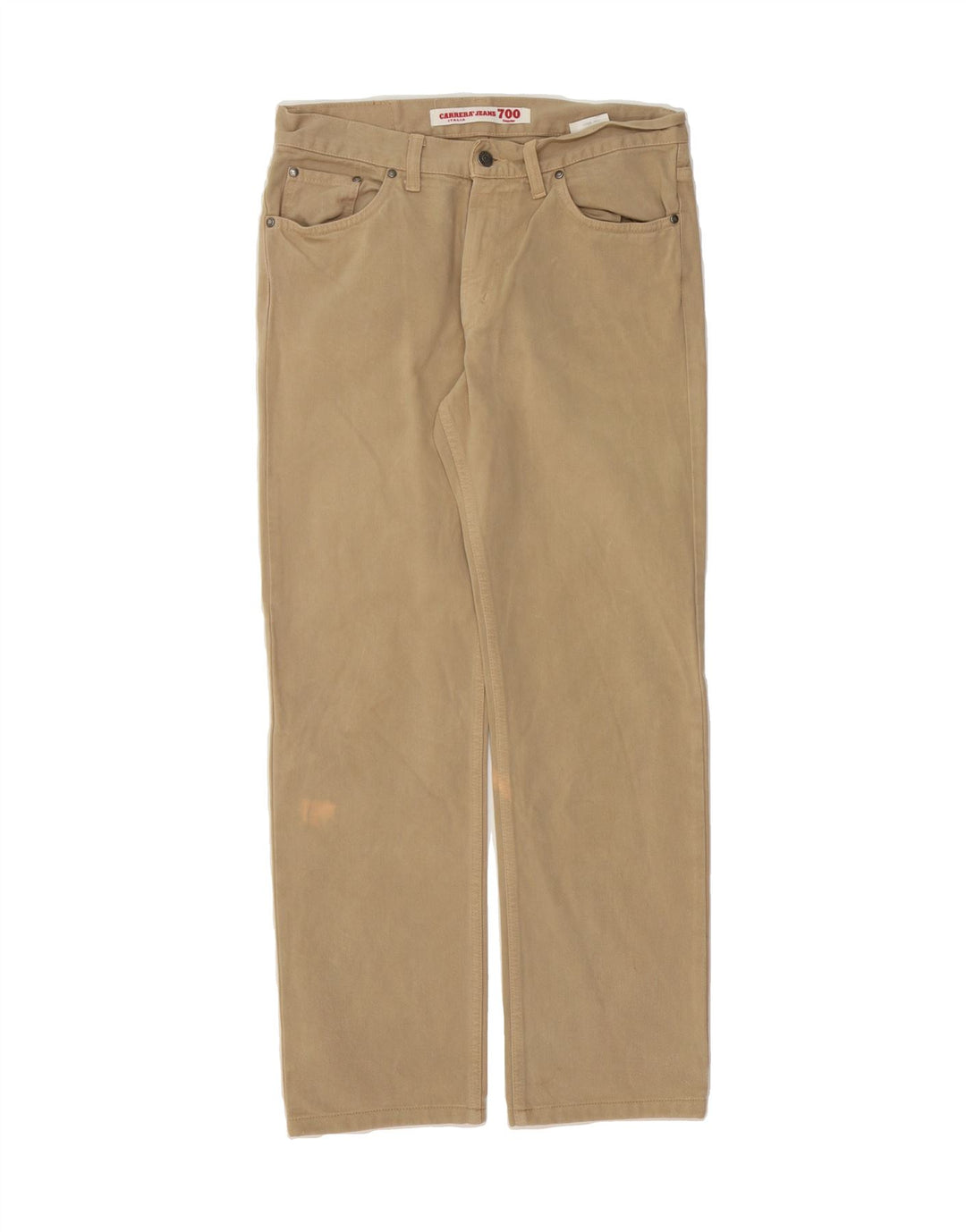 CARRERA Mens 700 Straight Jeans W33 L29 Brown Cotton Vintage Carrera and Second-Hand Carrera from Messina Hembry 