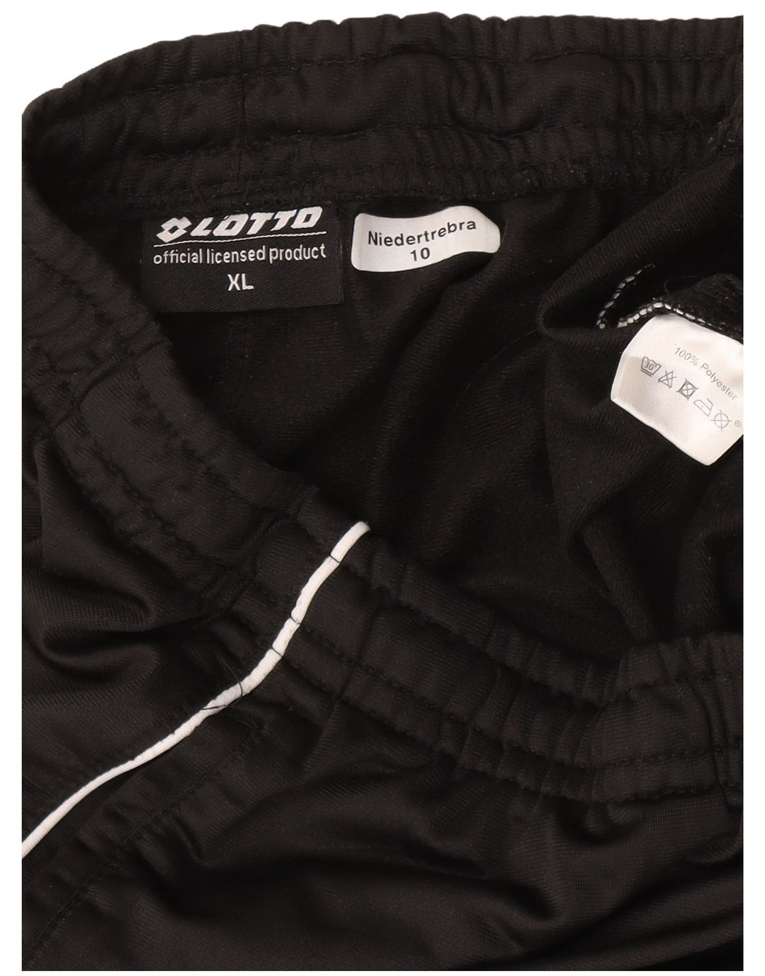 Pantaloni da tuta da uomo Lotto XL Poliestere nero