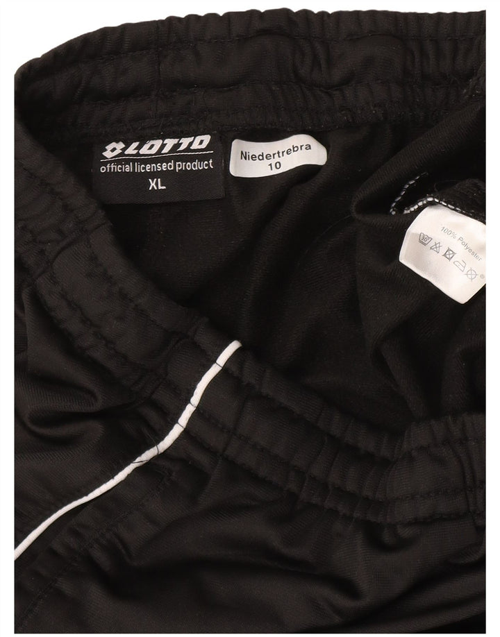 Pantaloni da tuta da uomo Lotto XL Poliestere nero