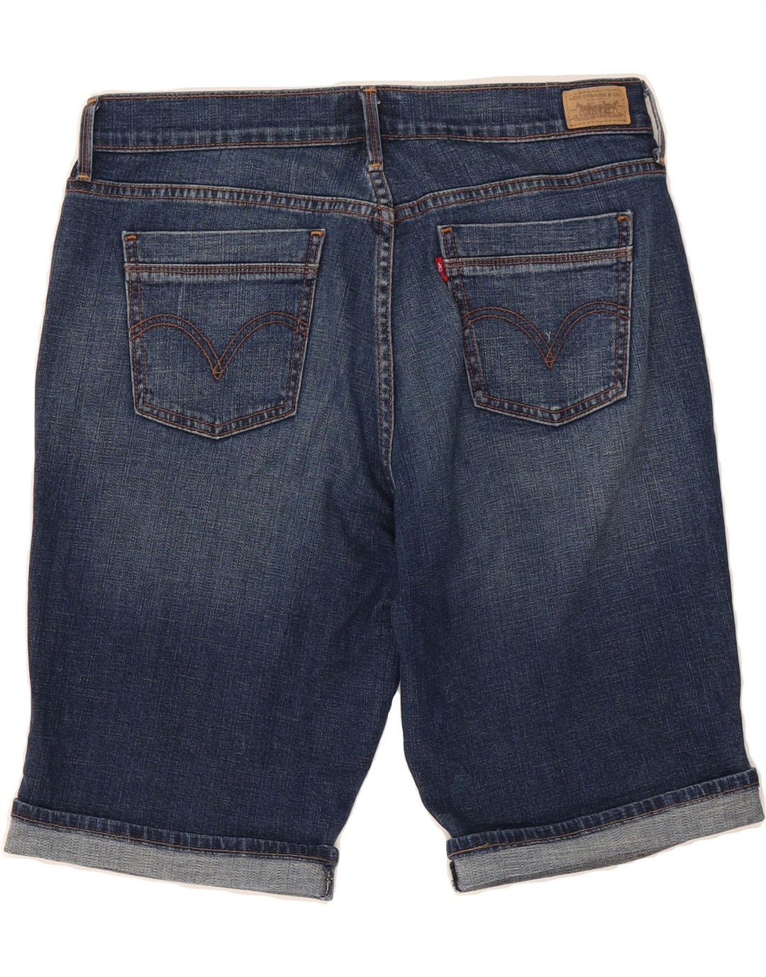 LEVI'S Womens 515 Bermuda Denim Shorts US 10 Large W32  Blue Cotton Vintage Levi's and Second-Hand Levi's from Messina Hembry 