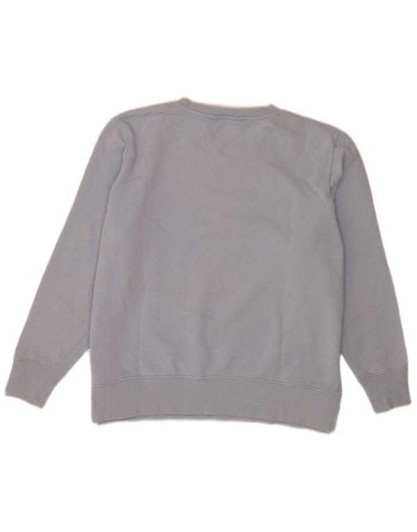 Felpa grafica da donna Tommy Hilfiger Maglione UK 14 Large Blu
