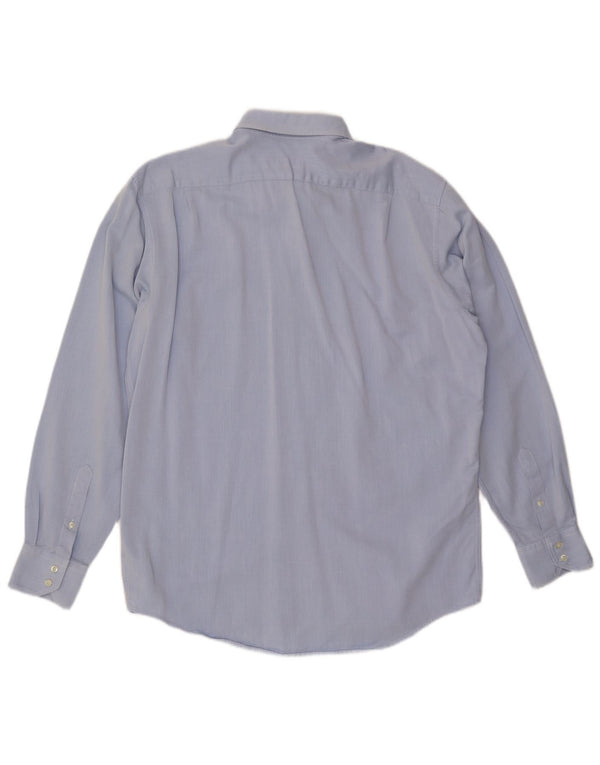 Camicia LACOSTE vestibilità regolare da uomo taglia 43 grande cotone blu