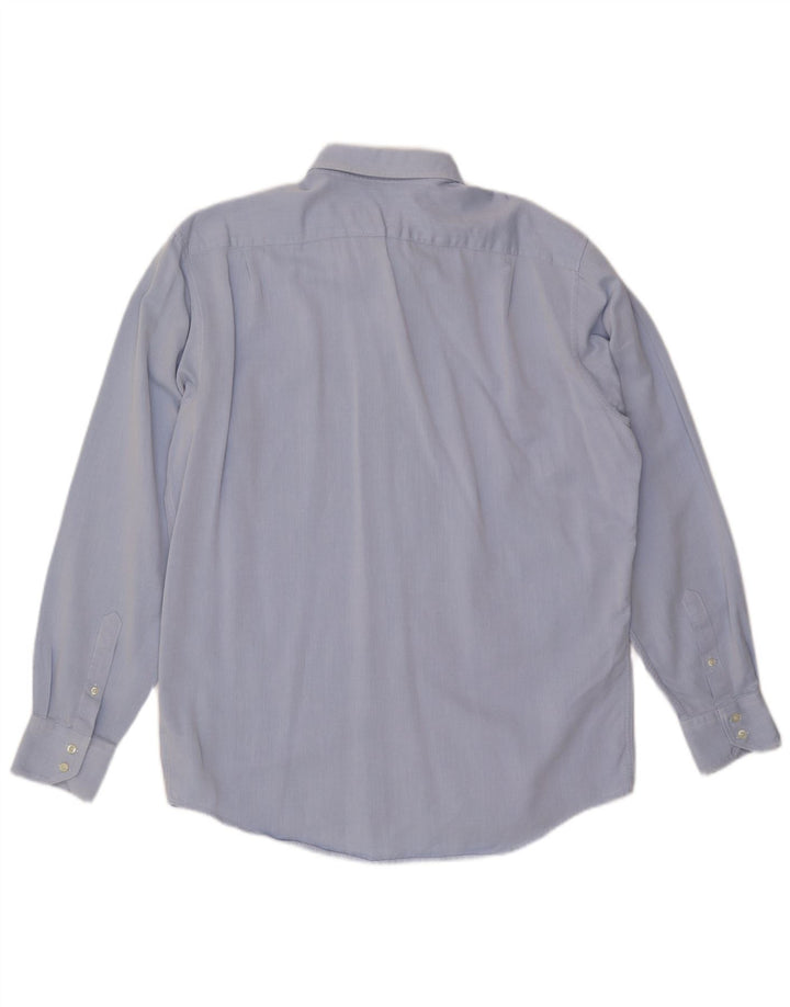 Camicia LACOSTE vestibilità regolare da uomo taglia 43 grande cotone blu