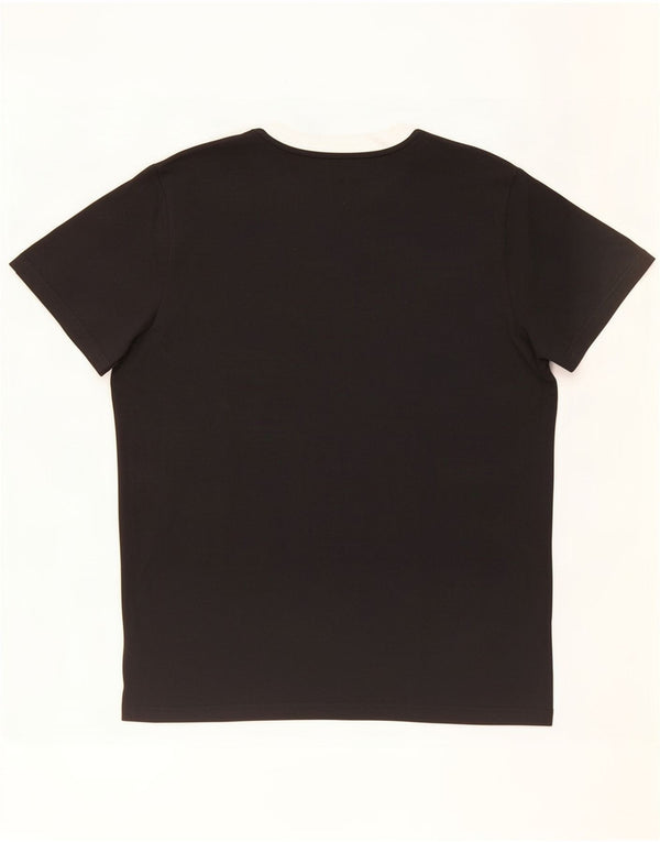 T-shirt da donna Adidas Top UK 12/14 cotone nero medio