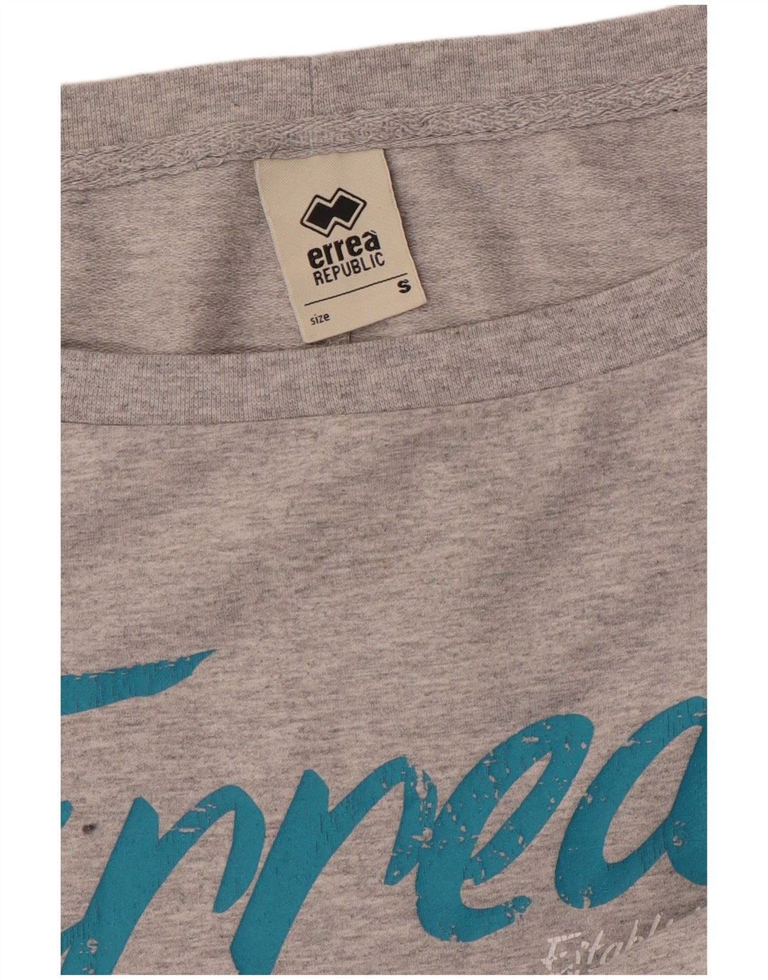 Errea Donna Felpa Oversize con Spalle Scoperte Maglione UK 10 Piccolo Grigio