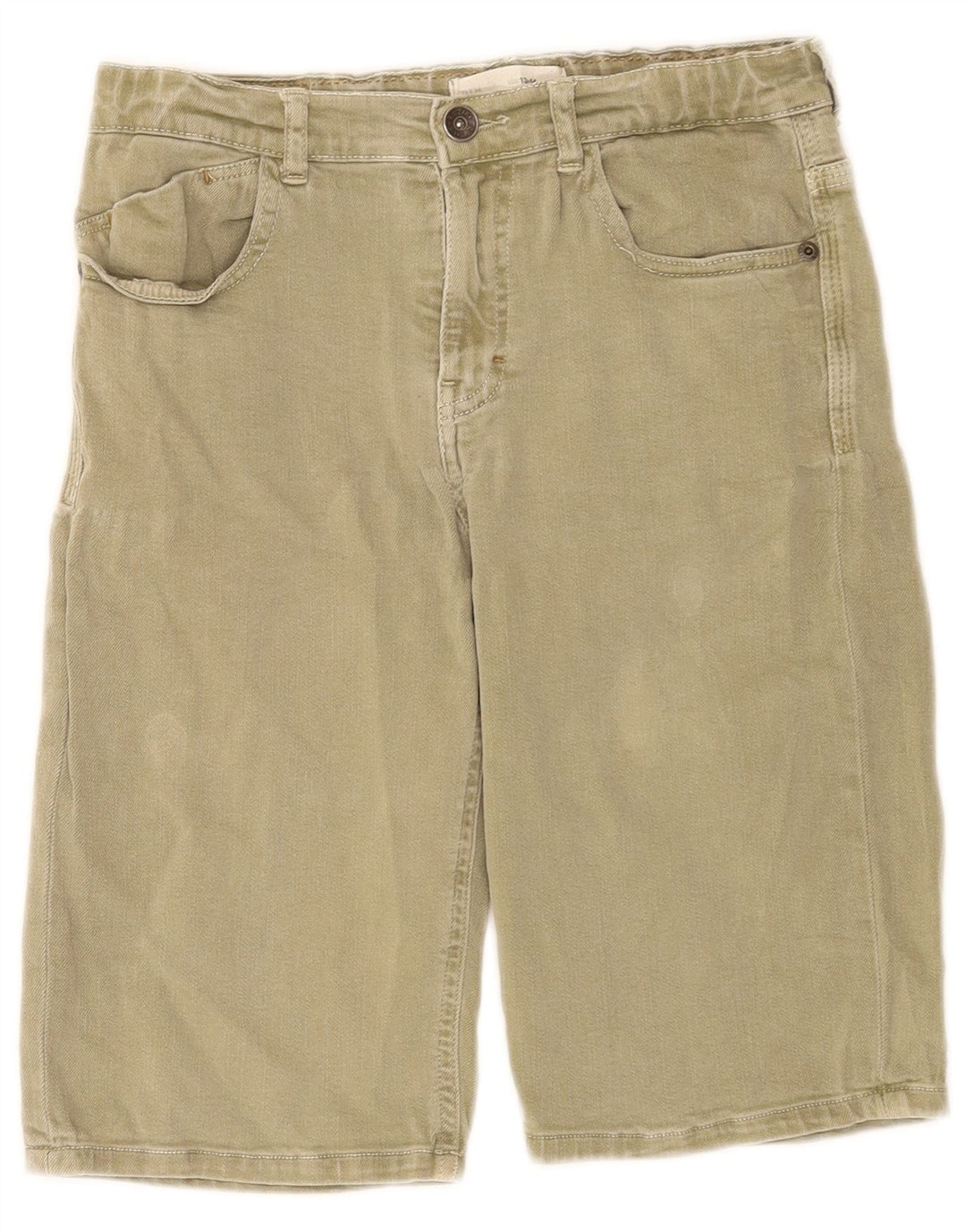 Pantaloncini di jeans Zara per ragazzi 13-14 anni W28 Cachi