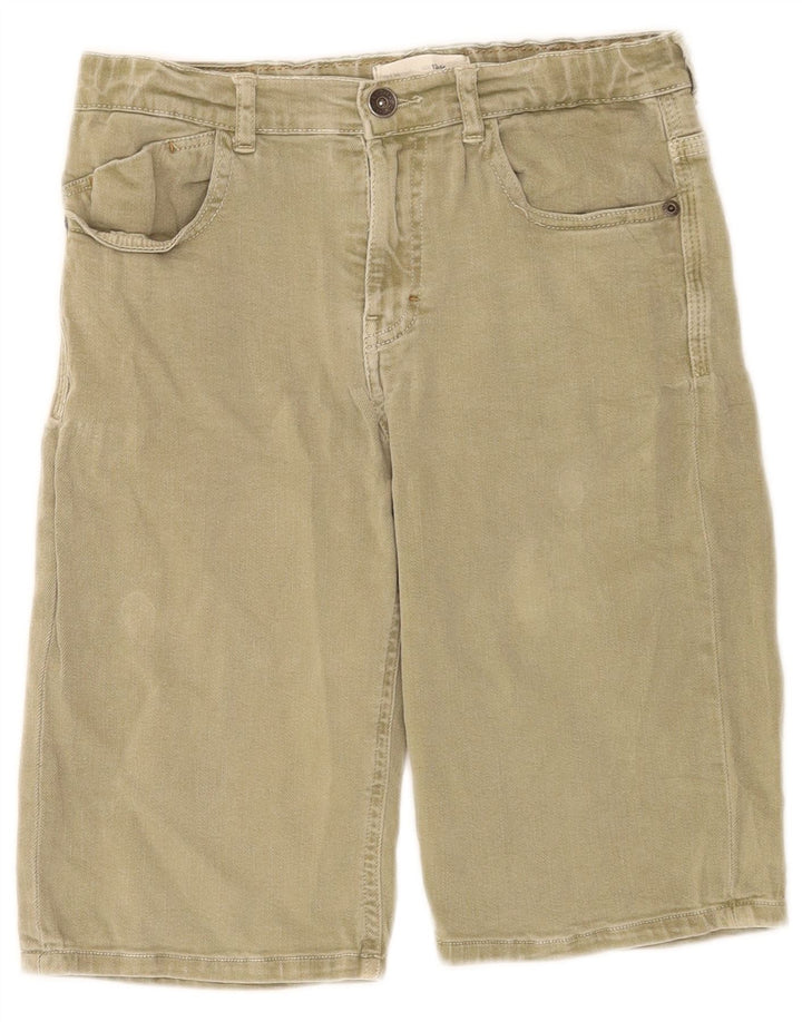 Pantaloncini di jeans Zara per ragazzi 13-14 anni W28 Cachi